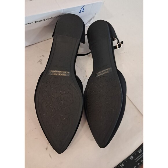 New Dream Paris Sandals Womens Sz 10 Closed Toe Flats Summer Shoes Buckle Ankle - Picture 9 of 15